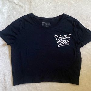 Violent Gentlemen Crop Tee